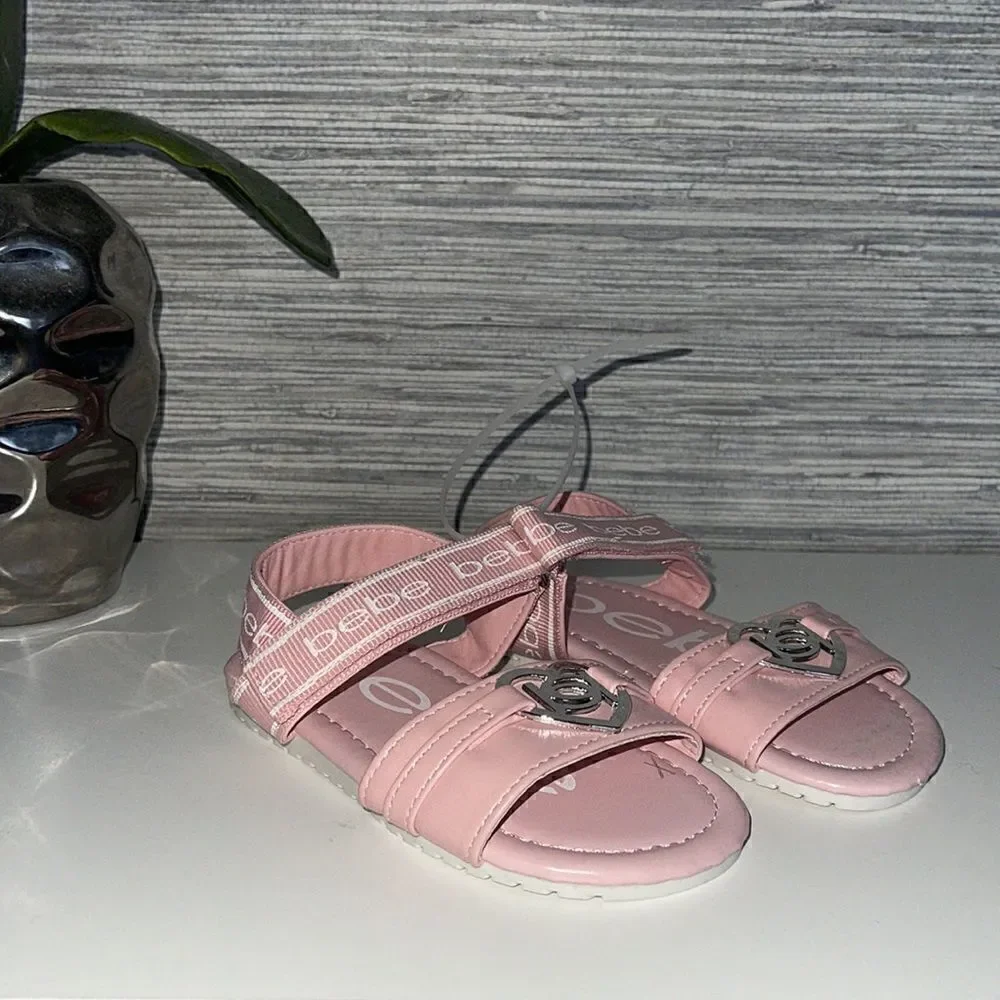 bebé girls | Kid Slip-On Strappy Sandals with Bow